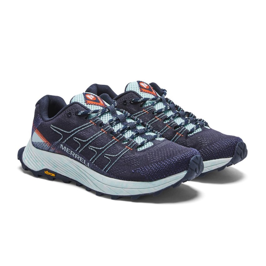 Chaussures Randonnée Merrell Moab Flight Bleu Marine Femme | Z.X.THUG